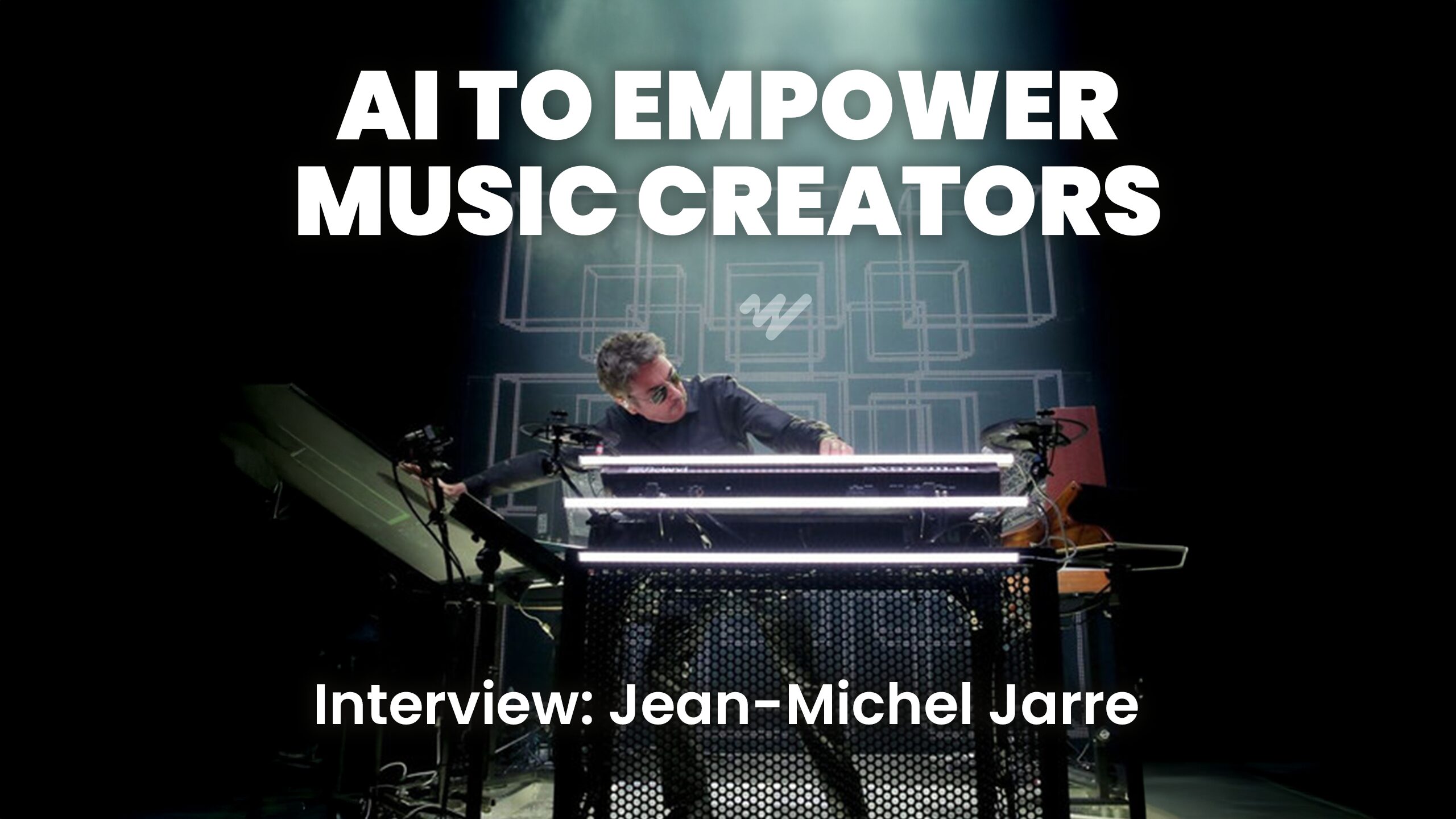 Interview: Jean-Michel Jarre shares his vision of AI in music and supports We-Tweak’s mission