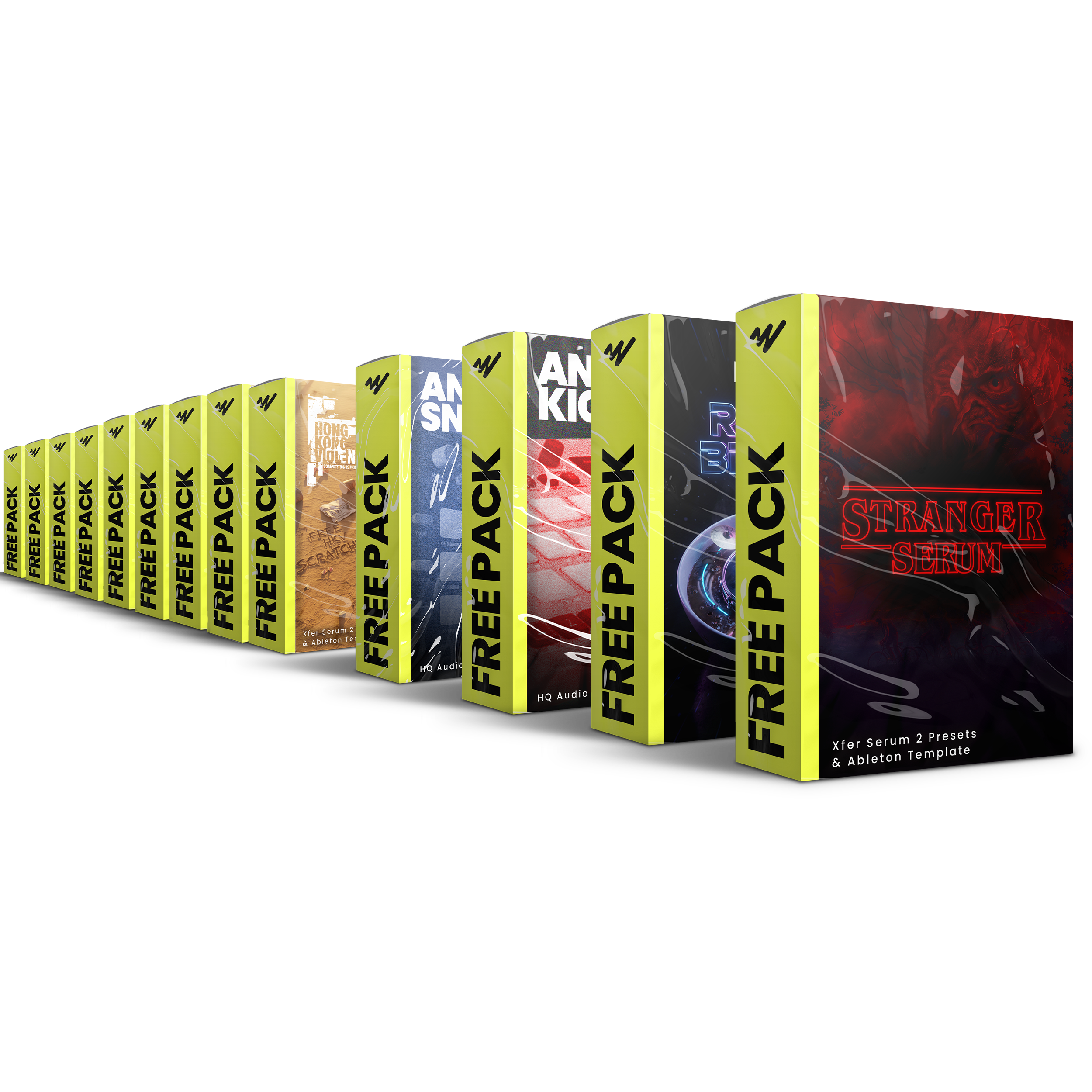 Box 3D of We Tweak Free Packs; Samples, Presets Templates and more!