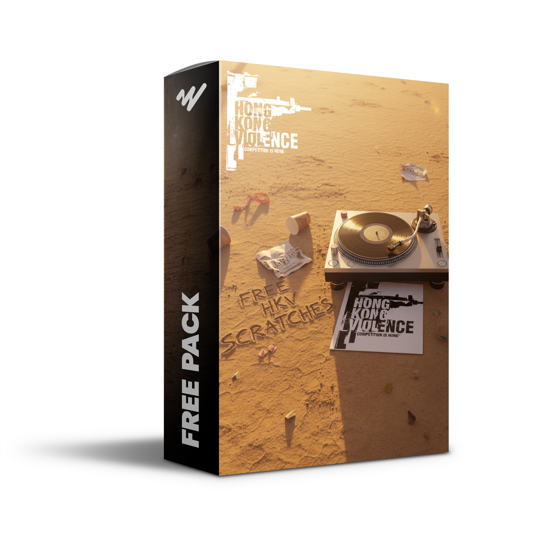 We-Tweak FREE SCRATCHES sample pack by HKV aka Hong Kong Violence BOXCOVER-3d